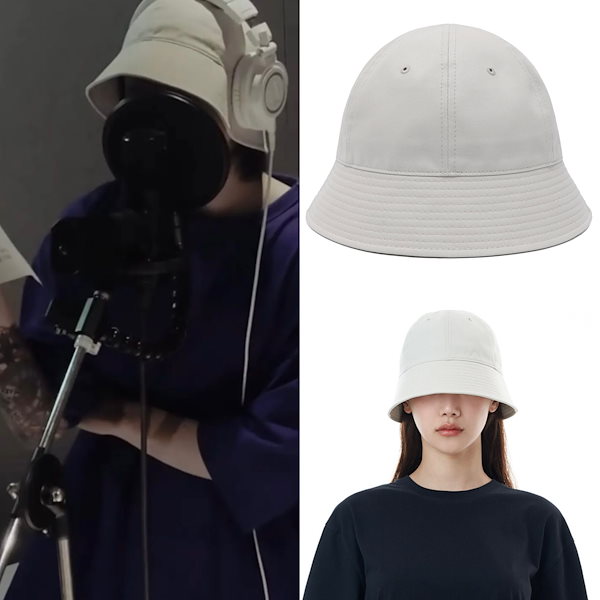 【LUOESPAC】OVERFIT ROUND BUCKET HAT▲BTS愛用 BTS JUNGKOOK PICK - LUOESPAC OVERFIT ROUND BUCKET HAT BLACK