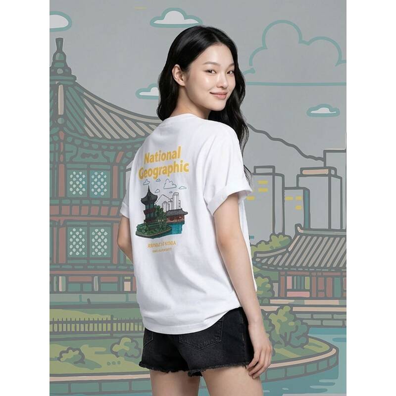 ナショナルジオグラフィック NATIONALGEOGRAPHIC N262UTS921 [ROK] 光化門グラフィック半袖Tシャツ WHITE N262UTS921010 420246