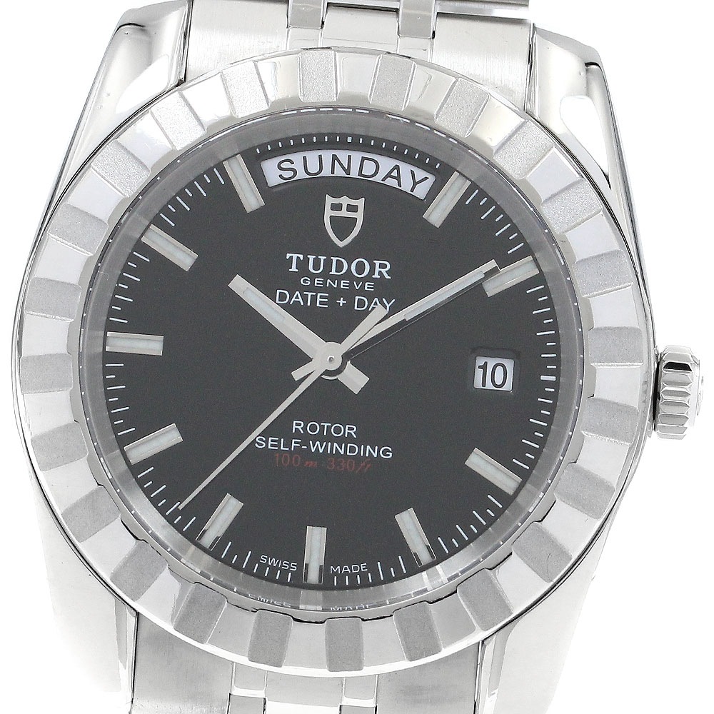 チュードル TUDOR 23010 クラシック デイトデイ 自動巻き メンズ 保証書付き_886766【中古】