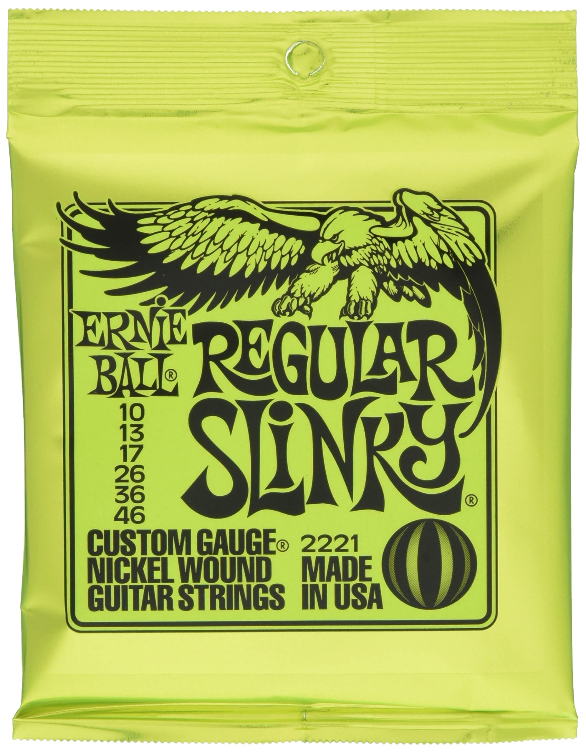 【ネット限定】ERNIE BALL アーニーボール エレキギター弦 REGULAR SLINKY 2221 レギュラー・スリンキー (10-46) 12Set Pack