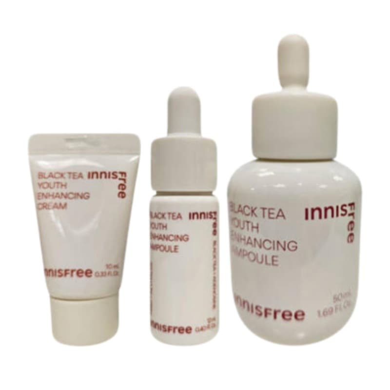 [NEW]ブラックティーユースエンハンシングアンプルセット(アンプル50ml+12ml+クリーム10ml)/ 肌弾力/ 保湿/ 美/ 白/ 肌のキメ改善/韓国コスメ