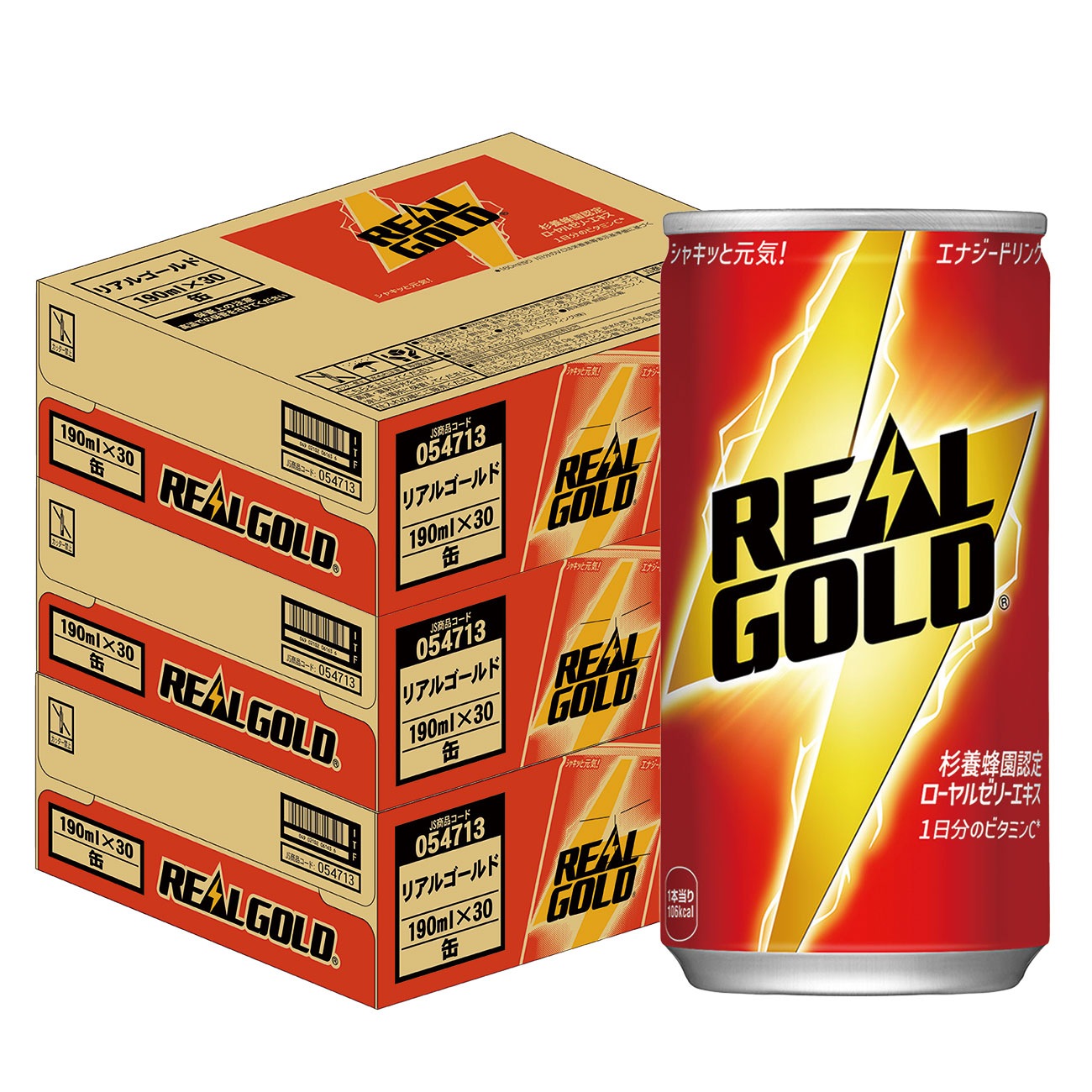 【送料無料】コカ コーラ リアルゴールド 缶 190ml90本/3ケース 5,510円