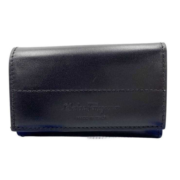 キーケース AQ-66 4518 レザー - 6連 シルバー金具 ブラック系 キーホルダー スマートキーケース ブランド おしゃれ 人気 オススメ プレゼント メンズ レディース【本物保証】