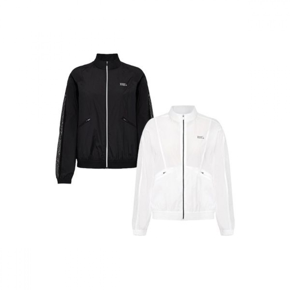 [ワイドアングル] レディーストゥブリーズメッシュミックスブルゾンジャケット L_WWM25131