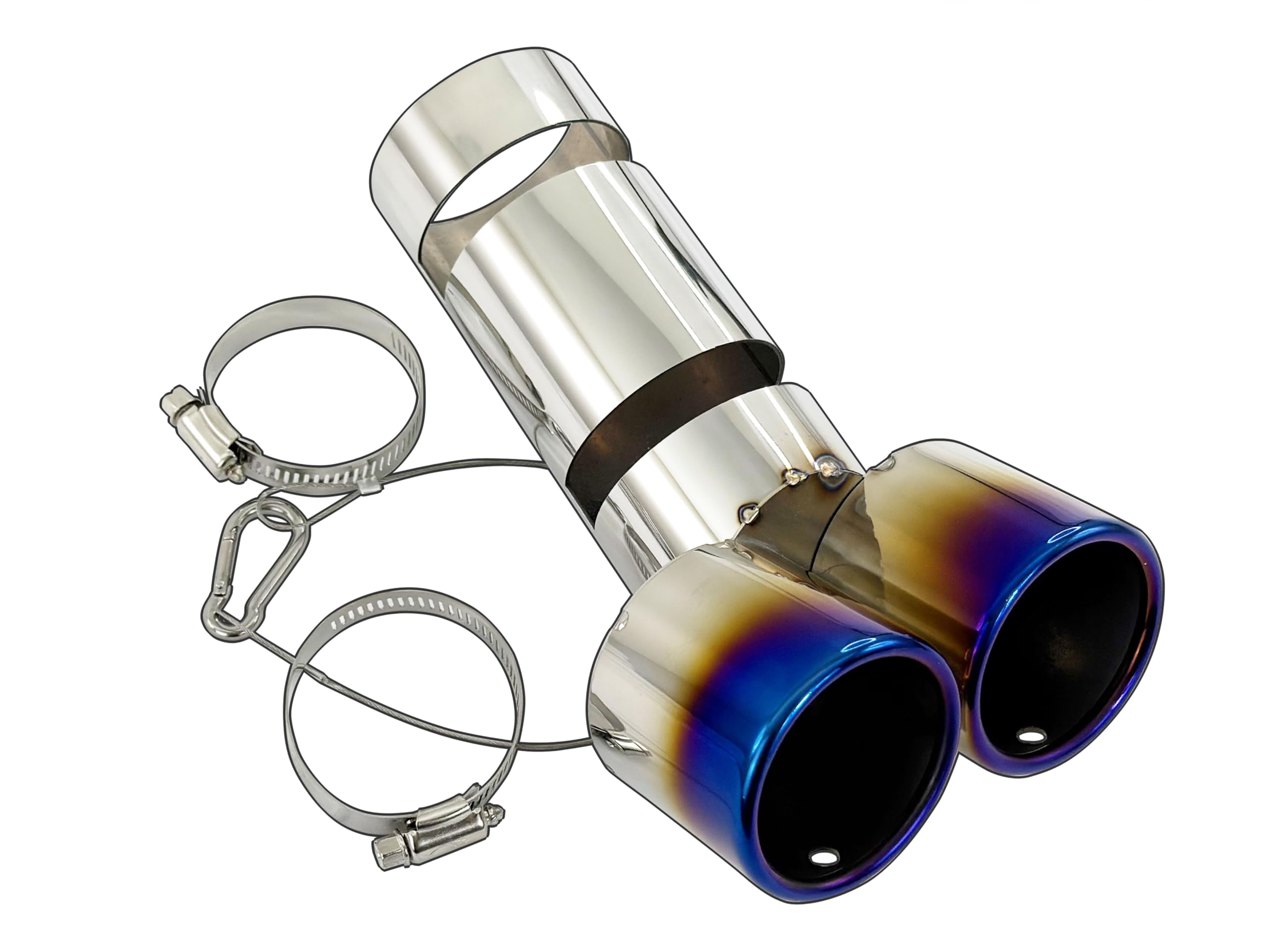 BRIGHTZ サンバートラック 201 211 ステンレス２本出しマフラーカッター 青 【 MUF－CUT－024 】 S201H S201J S211H S211J S201 S211 サンバー