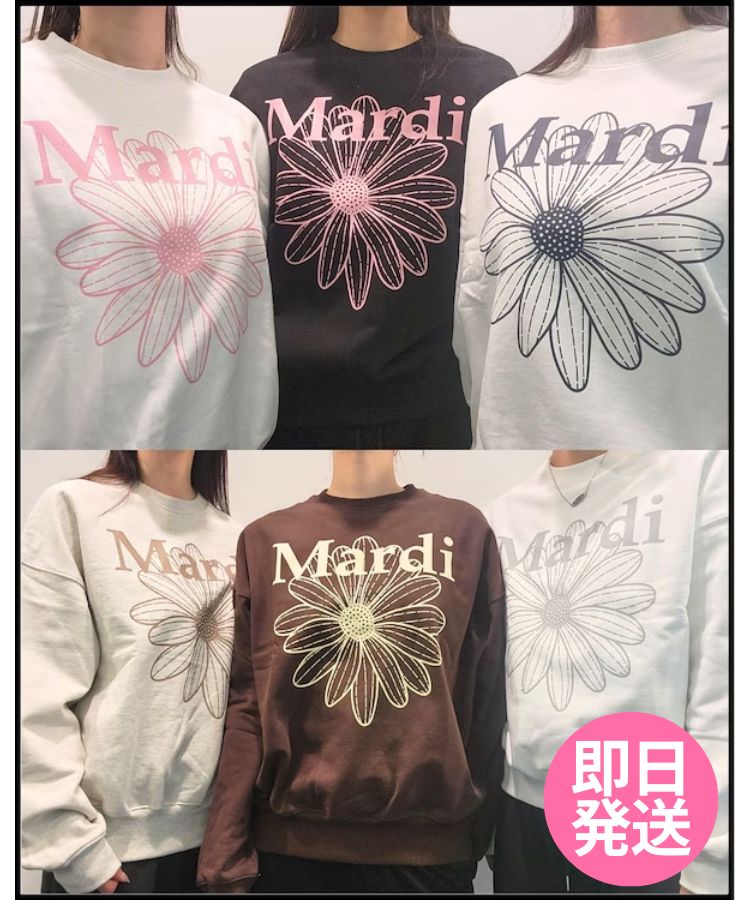 【cocco.*・゜専用】Mardi Mercredi 長袖スウェット Mardi Mercredi マルディメクルディ スウェット SWEATSHIRT