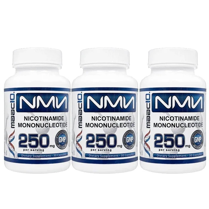 NMN 250mg 30錠 3本 Maac10 マックテン マック10 ニコチンアミドモノヌクレオチド エヌエムエヌ NAD+ 海外発送 日時指定不可 国際郵便書留発送
