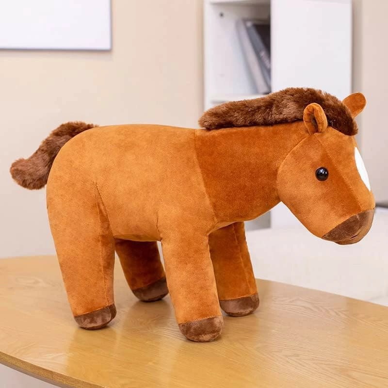 ウマ もちもちぬいぐるみ プレゼント 昼寝まくら 抱き枕 縫い包み 馬 誕生日プレゼント 抱き枕 ウマ 柔らかく ぬいぐるみ かわいい 腰当クッション 馬 馬 添い寝まくら 80cm だきまくら ブラ