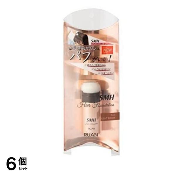 スーパーミリオンヘアー ヘアファンデーション スティックタイプ ライトブラウン 3g 6個セット