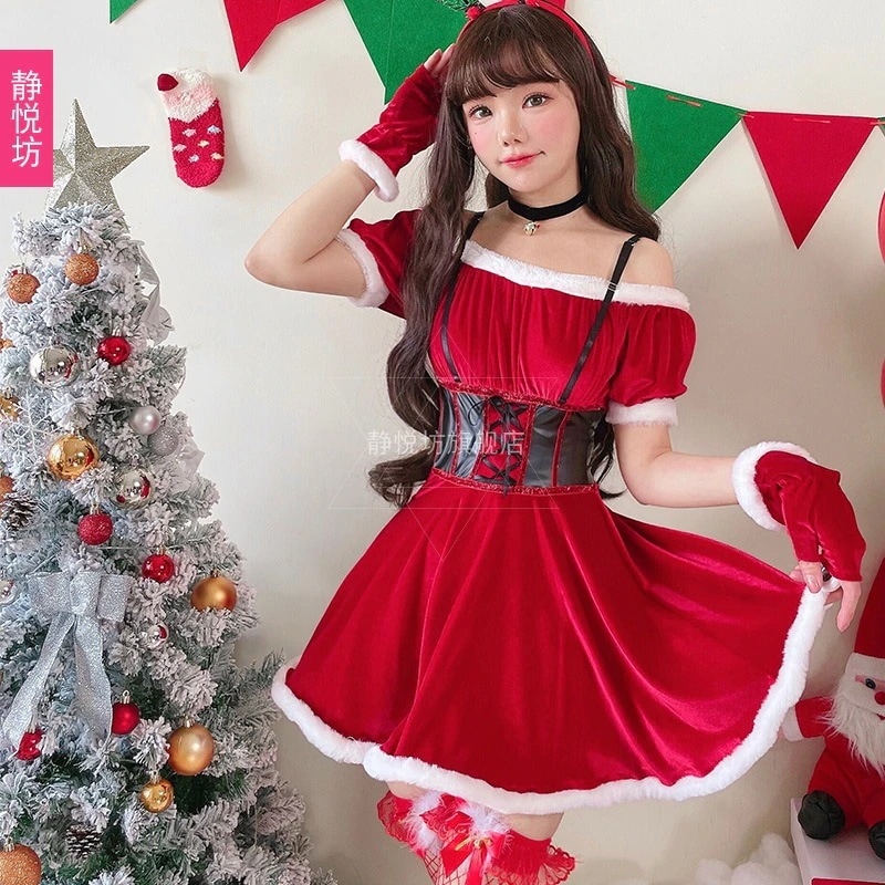 セクシーなクリスマス衣装レッドクリスマスコスチューム大人大晦日ナイトクラブバーパーティー 4,692円