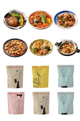 グリーンスプーン おかずキット 6食 【 野菜8種 / 低糖質 / 低カロリー / レンジ5分 / 冷凍食品 / メインディッシュ / ミールキット 】GREENSPOON 惣菜 おかず 7,631円