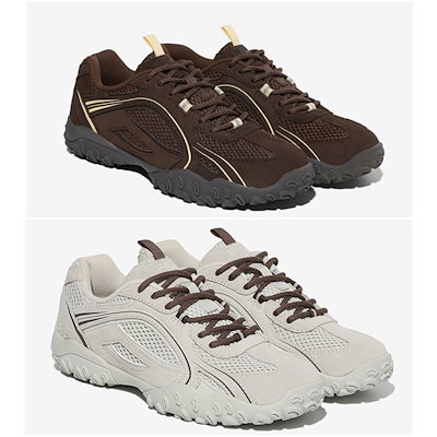 ★即発★【FILA】フィラ エシャッペ クリーム Qoo10] フィラ エシャッペ スニーカー クリーム/ブラウ : シューズ