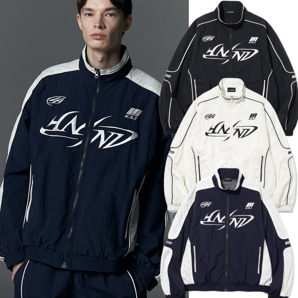 [NOT4NERD] 23S/S Tribal Logo Nylon Racing Jacket 3COLOR