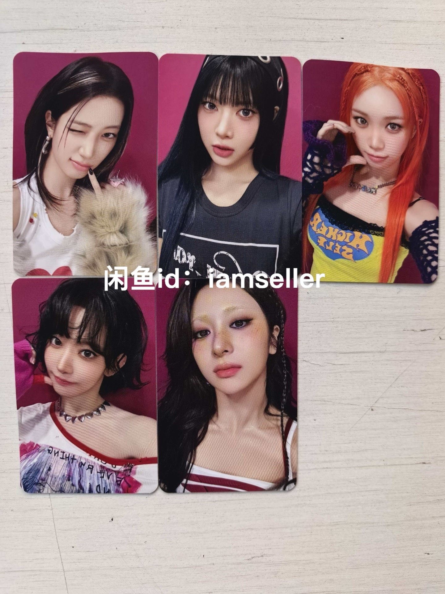 LESSERAFIM spaghetti トレカ 公式 特典 5枚セット