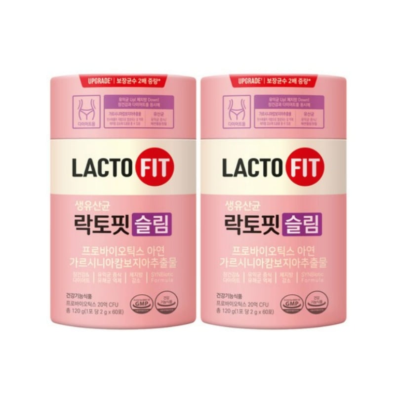 ラクトフィット スリム乳酸菌 60p 120g2個