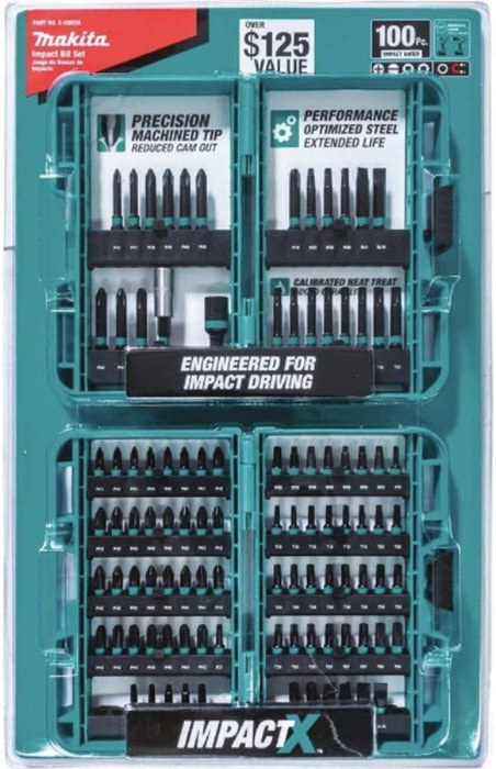 マキタ ビットセット E-00038 100本入 インパクトドライバー 米国規格 ImpactX US makita 8,248円