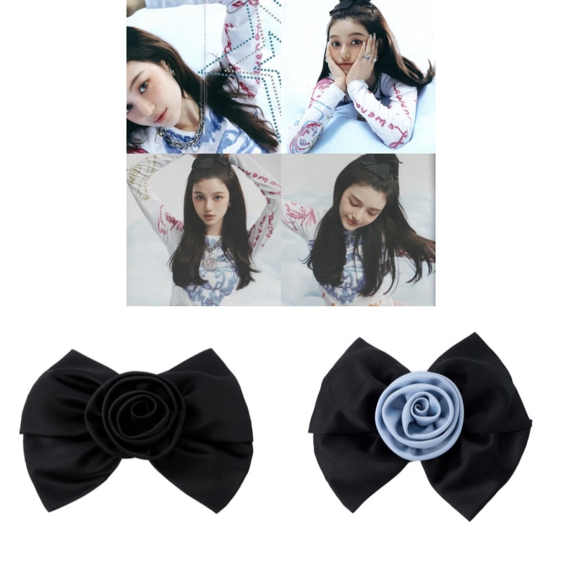 【NewJeans ダニエル着用】［MOONSUN］Rose Corsage Ribbon Pin