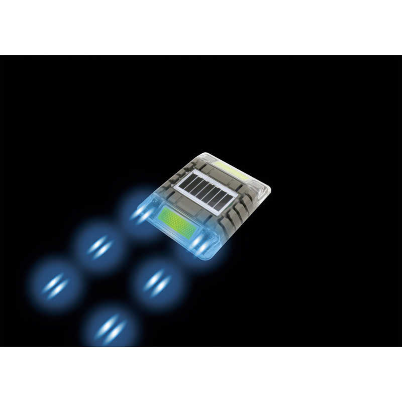 キャットアイ　キャットアイルミナスアイマイティC長寿命型ソｰラｰ式点滅片面青 　LE260CB2