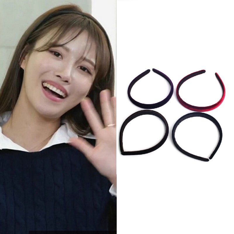 [ミジュ着用] [韓国人気女性アイドル着用LVH015_TOUXHAS Basic velvet headband ヘアアクセサリー ヘアバンド 韓国女性アクセサリー