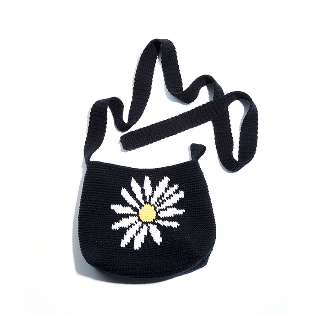 【NIRO SERENDIPITY】 NiRO DAiSY KNiT SHOULDER BAG BLACK #940 正規品