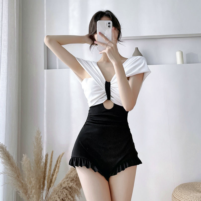 【1つ買うと10つ無料】2025水着女性の温泉純粋な欲望の小さなおっぱいホリデー保守的な腹