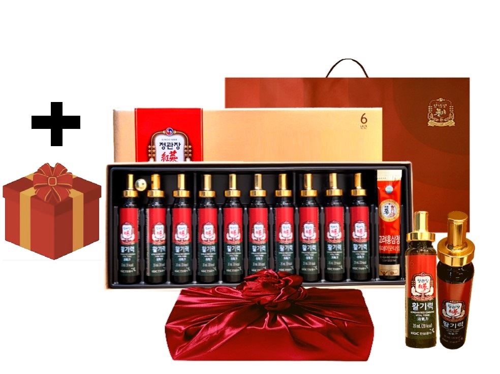 6年根 紅参精 活力 200ml x 10個/韓国紅参/ 両親へのプレゼント/ 韓国で人気のあるプレゼント/ 疲労改善/ 免疫力増進/ 記憶力増進