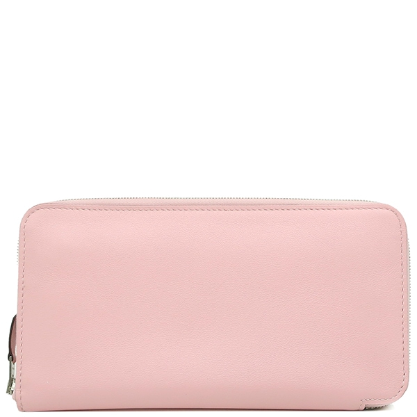 エルメス HERMES 長財布 アザップロング クラシック スイフト ローザサクラ シルバー金具 ラウンドファスナー X刻印 【箱】【中古】