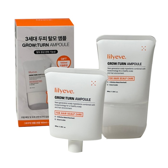 Grow Turn Ampoule 100ml Set (+Refill 100ml)