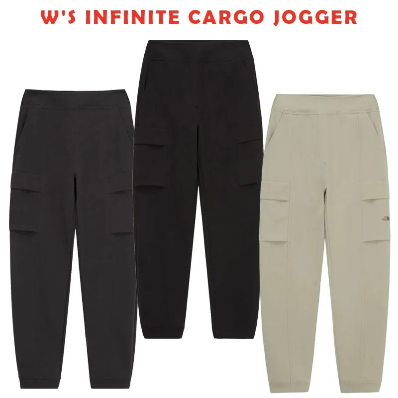 韓国正規品保証 関税負担なしNP6NQ88A WS INFINITE CARGO JOGGERデイリー 基本 着装 男子 女子 人気 韓国 ファッション 男女共用 アウトドア
