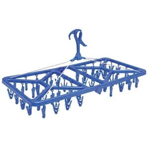 (10個セット) 洗濯物干し 洗濯ハンガー 約幅76.5cm 52ピンチ 折りたたみ オーエ マイランドリー2 スーパージャンボ 洗濯用品