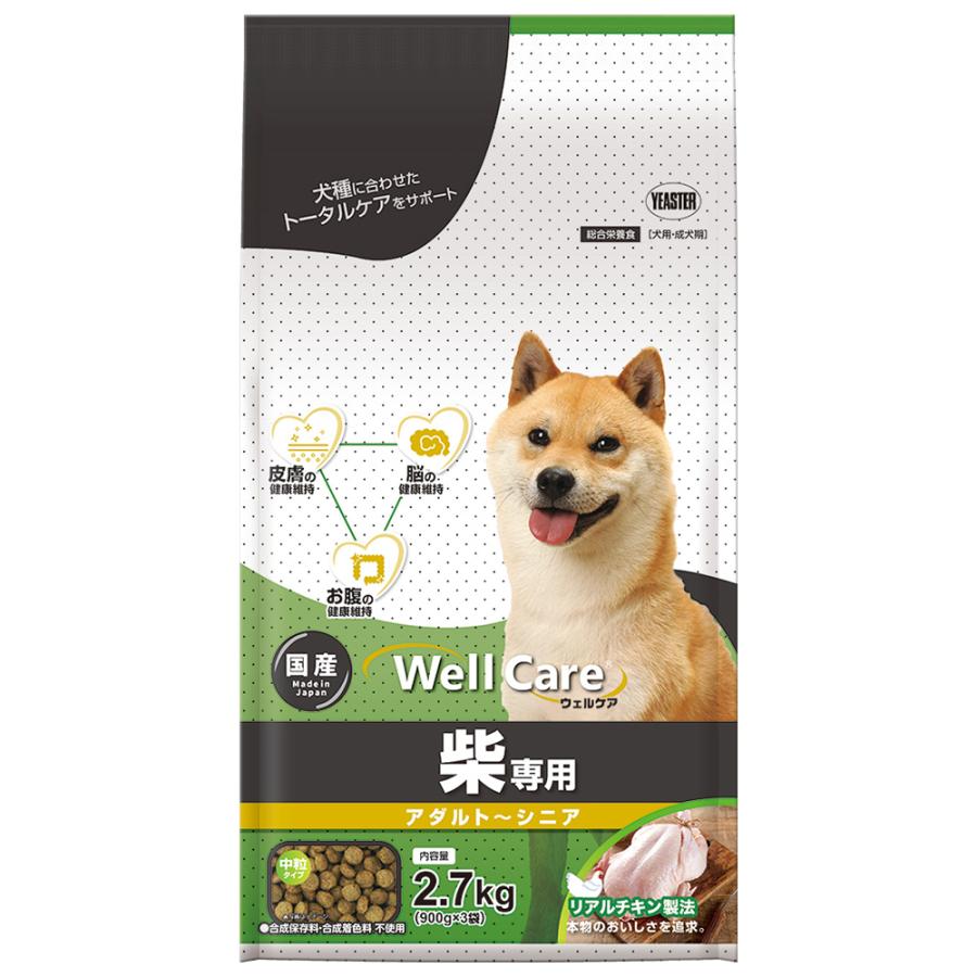 【4個セット】 イースター ウェルケア 柴専用 アダルト～シニア 2.7kg ドッグフード