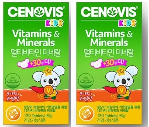 キッズマルチビタミンミネラル120粒 x 2ea