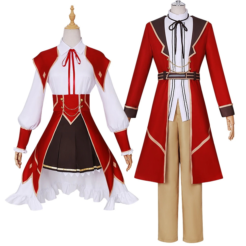 邪悪な兵士と娘lv99cosサービスの注文とサー学校の制服のコスプレのユニフォーム2dアニメーション衣類フル コスチューム一式