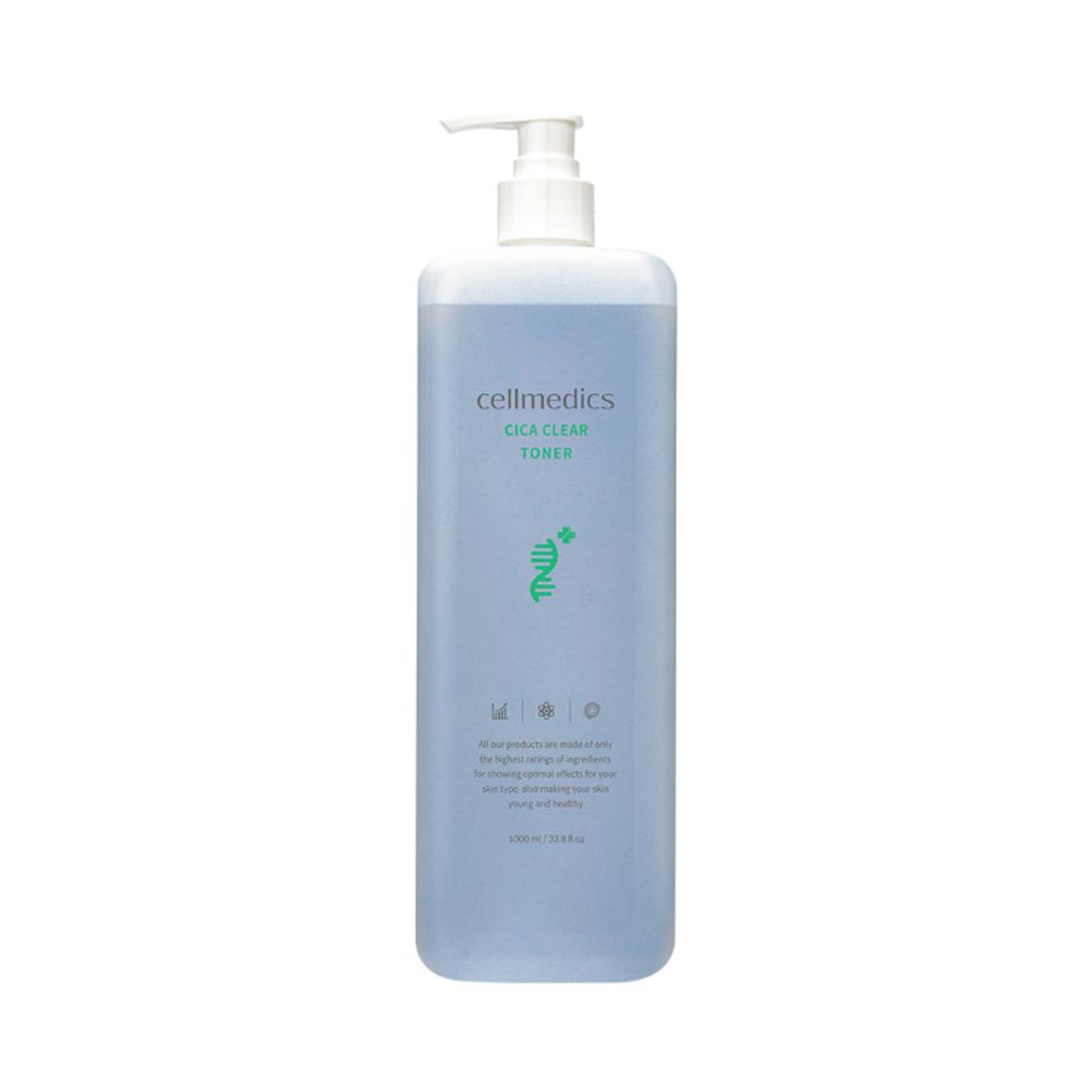 cellmedics シカクリアトナー1000ml油水分バランス皮脂コントロール鎮静抗菌抗炎症肌バリア強化 - 韓国生産