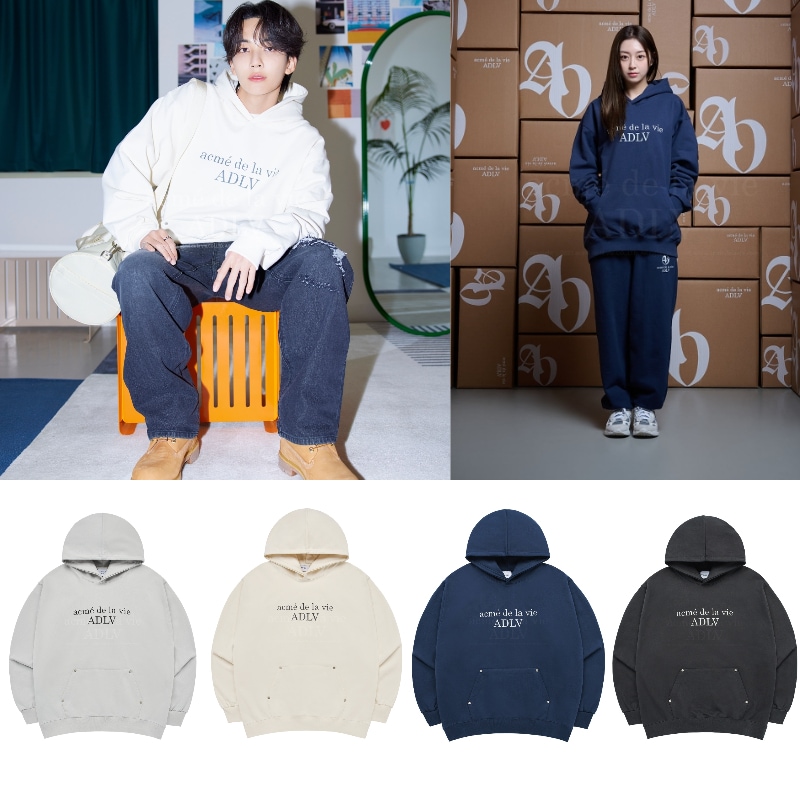 【SEVENTEENジョンハン着用】CIRCLE SYMBOL RIVET HOODIE