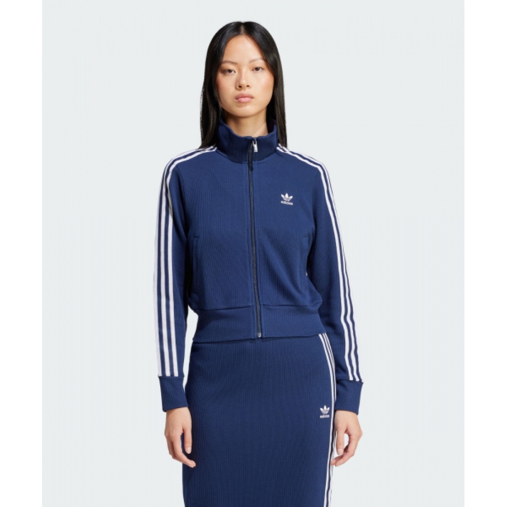 ADIDAS パイバー ド ニット トップ - ネイビ JD4605