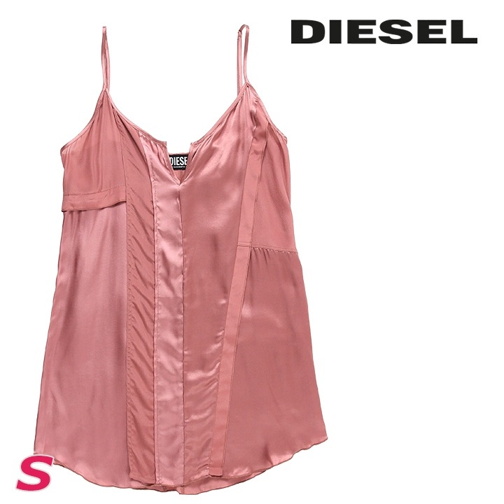 ミニキャミソールワンピース レディース D-BIANCA シルク混 シアー素材切替 die-l-t-e8-p43 6,003円