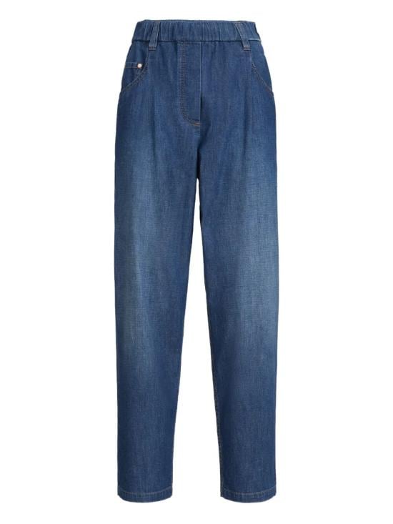 BRUNELLO CUCINELLI Women Denim Pants MH192P5566 C9396 MEDIUM DENIM WASH