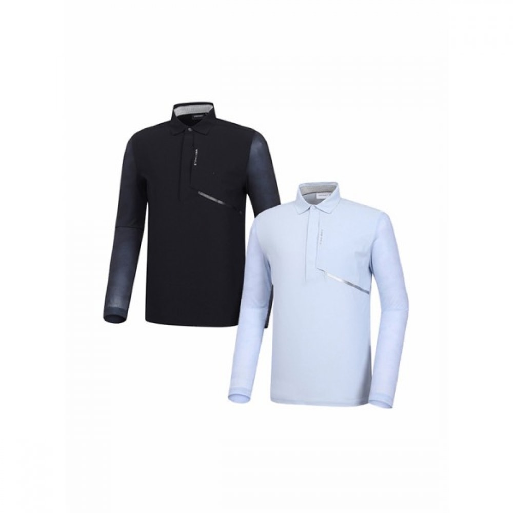 [ワイドアングル] メンズ TO W.ICE カモスリーブポロシャツ M_WMM24235 10,797円