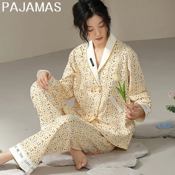 パジャマ レディース 上下セット 花柄 綿 ルームウェア 前開き レディース 2点セット かわいい オーバーサイズ ナイトウェア 通気性 部屋着 寝巻 誕生日 授乳服 綿 あったかい ゆったり 可愛い