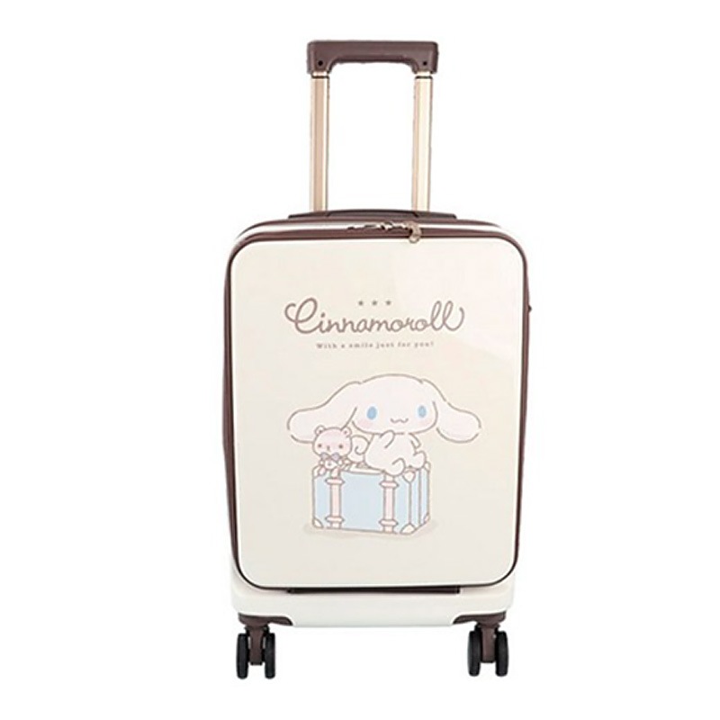 Cinnamoroll Holiday Open Travel Carrier(Ivory color) / Expandable 20-inch Suitcase