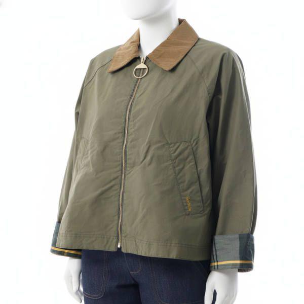 BARBOUR 25 Catlin Showerproof Jacket - Dusky GreenAncient Tartan LSP0203 GN31 キャトリンシャワー