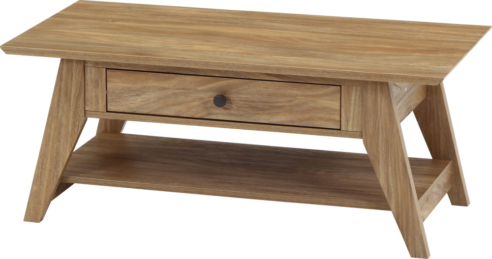 パソコン作業やちょっとした食事にも！【シエロ（ｃｉｅｌｏ）　リビングテーブル（引出付）