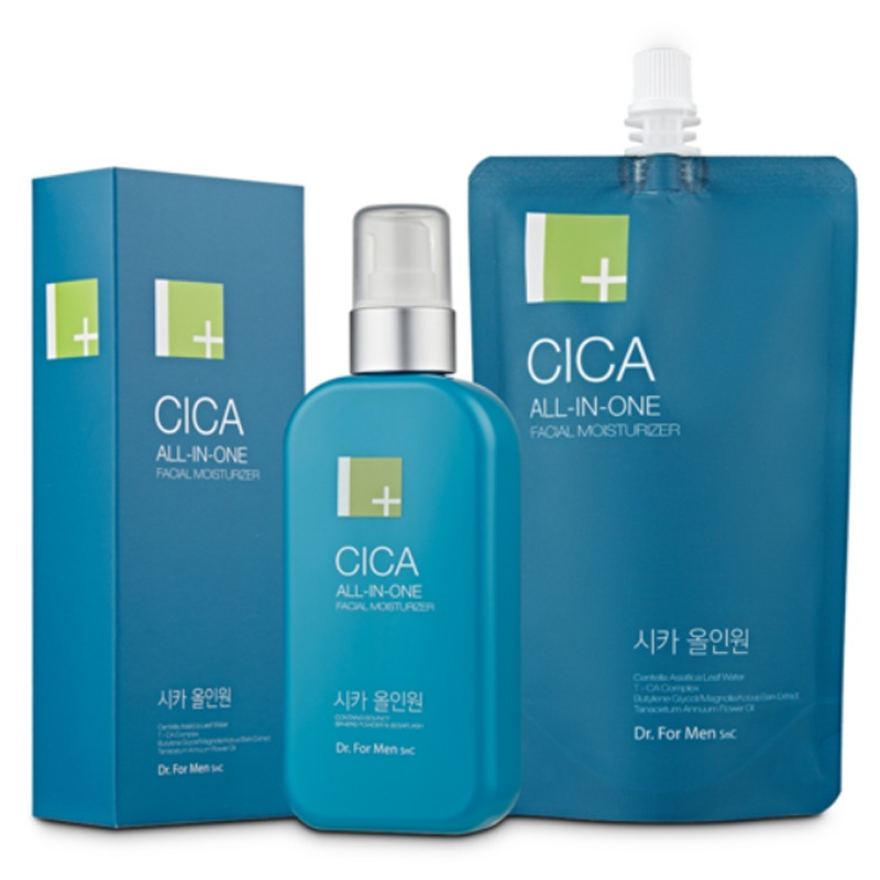 【ドクターフォーマン】シカ男性用オールインワン本品(200ml)+詰め替え(200ml)スキンケア CICA ティーツリー