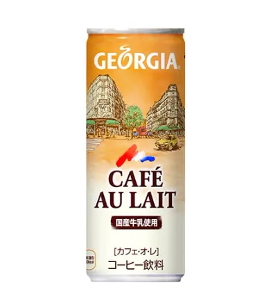 【2ケース】ジョージアカフェオレ 250g缶(30本入*2)