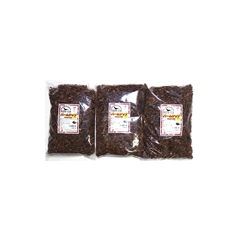 [3袋セット]ポゴナクラブ 爬虫類用床材 パームチップ 8リットル *3