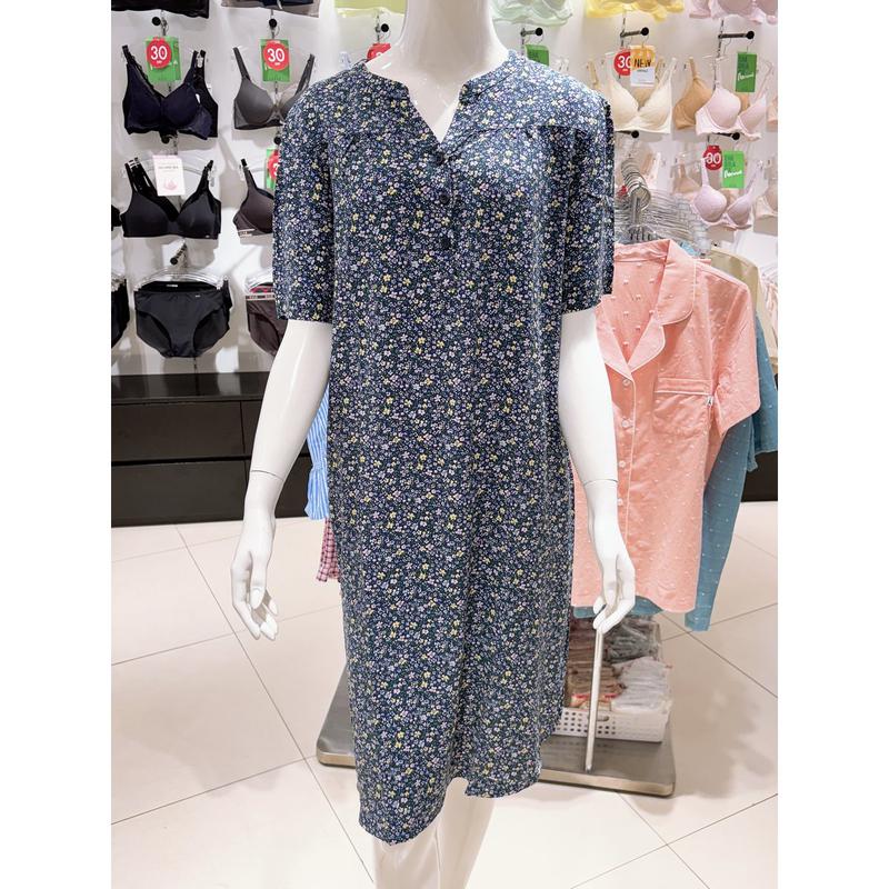 24年 S/S フラワーワンピース(EDWEO321NV)