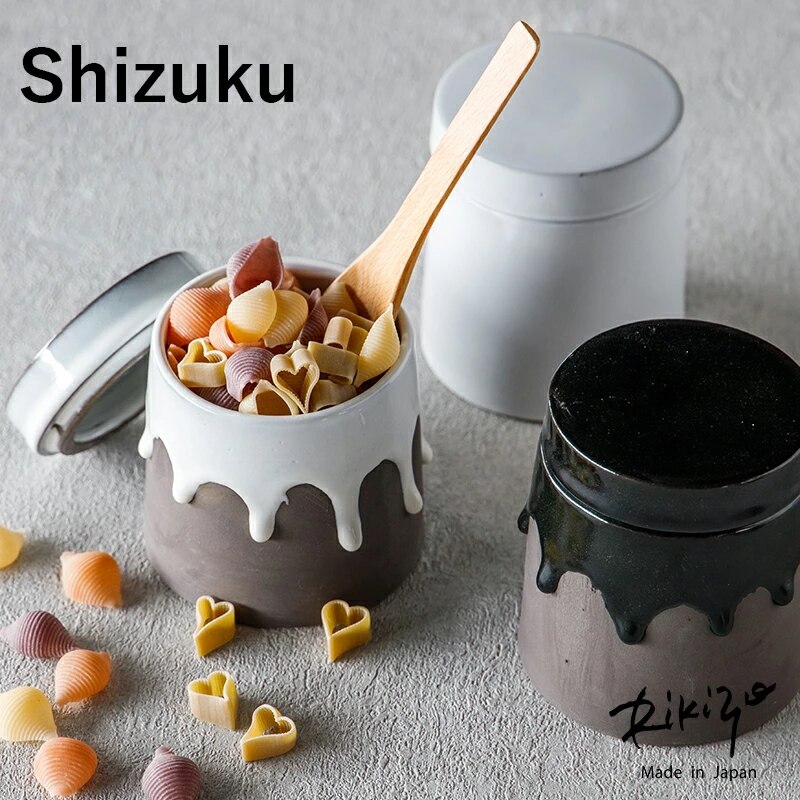 【最短当日発送】Rikizo シズク キャニスター 540ml 3色 예쁜 그릇 카페 스타일 선물용 인기