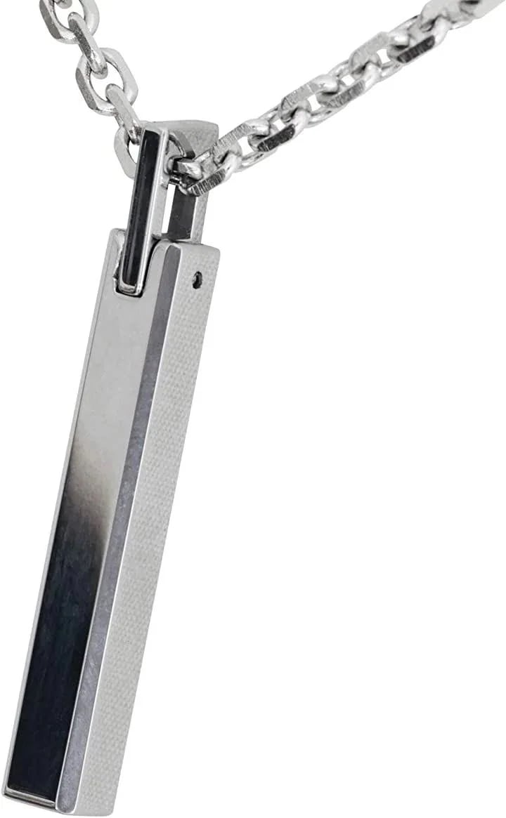 ネックレス メンズ アクセサリー 人気 タングステン プレゼント 誕生日 記念日 50cm チェーン(シルバー