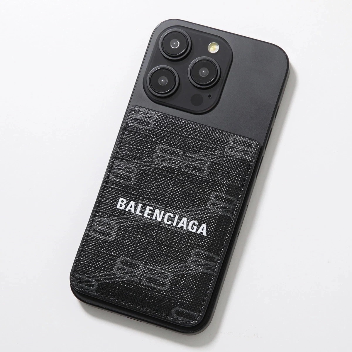 BALENCIAGA バレンシアガ カードケース SIGNATURE MAGNET CARD HOLDEDR 785250 210D8 メンズ BBモノグラム シグネチャー マグネット スマホ マグセ 25,403円